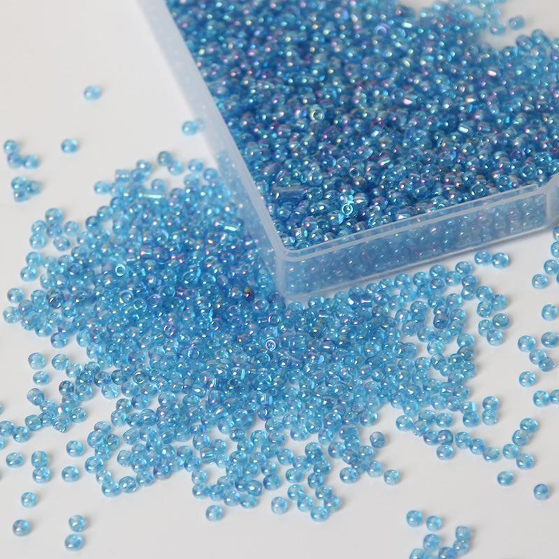 2mm Jednokolorowe szklane koraliki do samodzielnego tworzenia biżuterii - kolczyki, bransoletki, naszyjniki, akcesoria