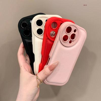 Vhodné pro pouzdro na telefon Apple 16promax, Vzduchový polštářek, Plná taška pro IPhone15, 14 Proti pádu, Baculatý chléb, 12 Kreativní kůže
