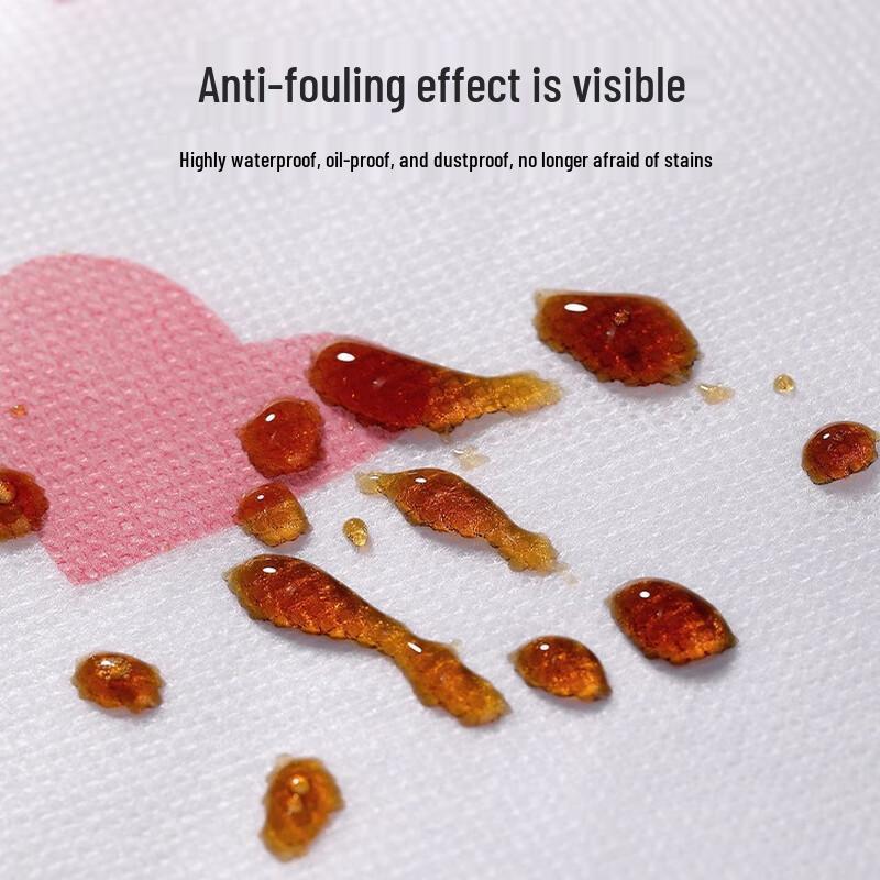 Einweg-Vlies-Schürze mit Herzdesign