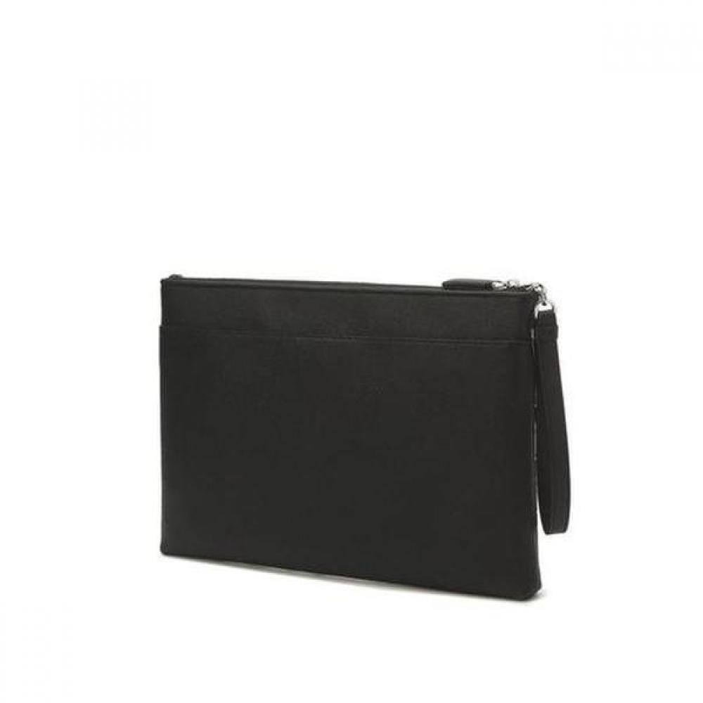 Daks Black Embossed Leather Large Clutch Bag Dbba3e279bk