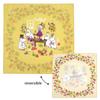 JIKAN STYLE Moomin Nordic Lunch 48 X 48 Cm To 12 X 12 05934 Goods, Gift, Cloth/Bento Wrap, 100% Cotton, Fruit, Yellow, Approx. (Folds Approx. Cm),