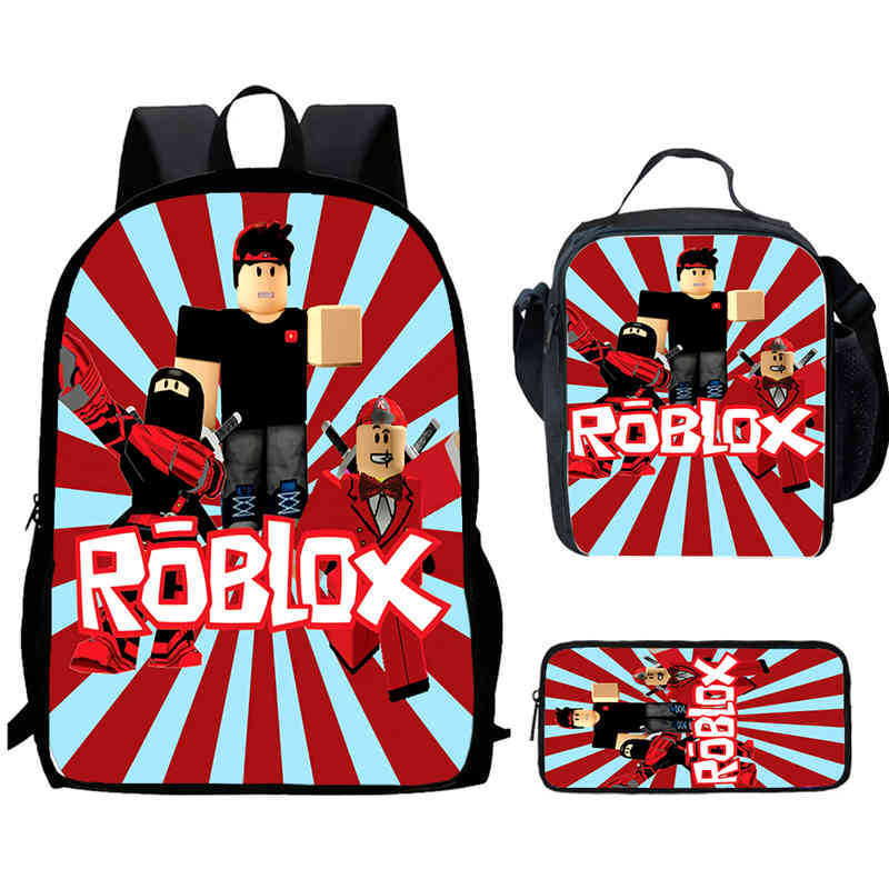 Roblox Printed Backpack, Children'S And Elementary School Bags