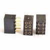 20pcs 2.54mm Pitch 2x4P 5P 8P 10P 20P 40Pin Straight Vertical PH6.8mm Double Row Square Female Pin Header Socket Connector