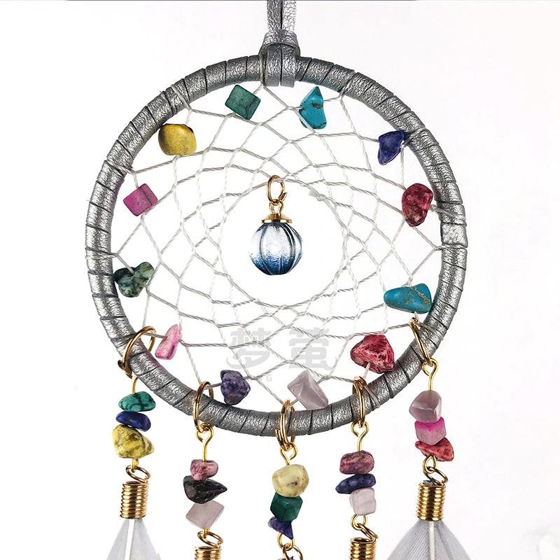Creative Dream Catcher Wind Chime Hand-woven Feather Car Pendant Bedroom Curtain Hanging Ornaments Festival Gift Home Decoration