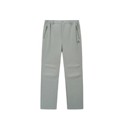 Comfortable Simple Warm Fleece Sports Mid Waist Casual Pants Men Bottoms 952546502-1