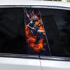 2pcs Car B-pillar sticker Vinyl waterproof sticker DIY car window pillar sticker Covering Scratched car center pillar sticker