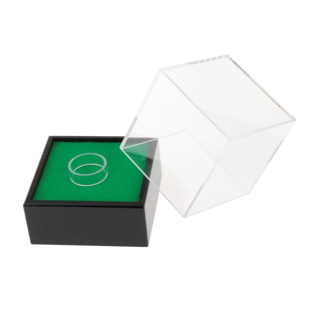 Golf Ball Display Case Memorabilia Stand Protective Transparent Storage Box