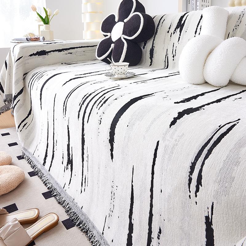 

Полотенце для дивана из синели, универсальный универсальный чехол для дивана Four Seasons, пылезащитный чехол, цельный чехол для дивана, ткань с защитой от царапин 180*130cm