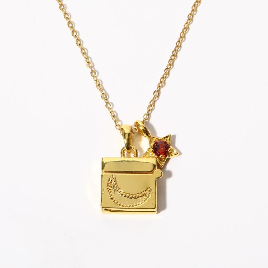 

Vintage White Shell Butterfly Open Close Album Photo Frame Necklace for Women Gold Plated Pendant Collar Fashion Jewelry Gift