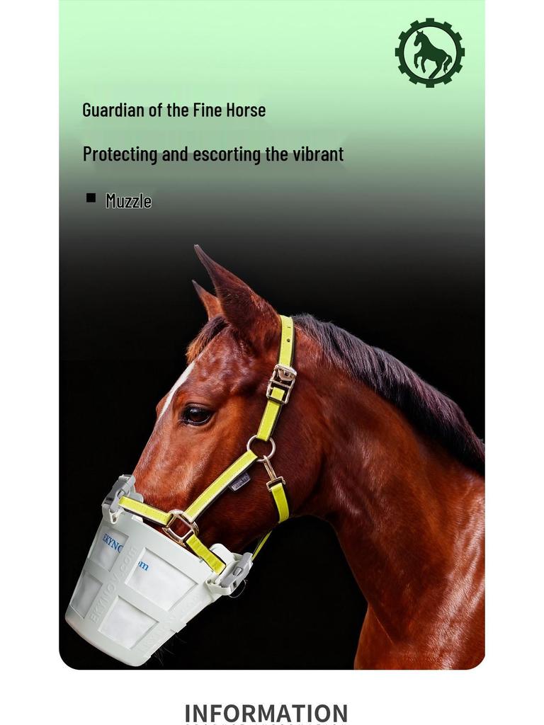 Horse Muzzle for Pets - Equestrian Tack and Supplies