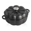 Pumpkin Roaster Cast Iron Pot Compact for Oven, Stovetop