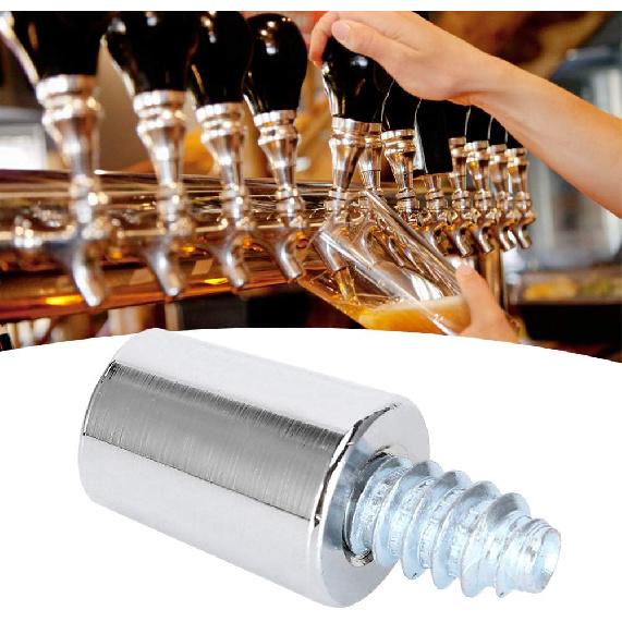 Yosoo Beer Tap Handle Set - 304 Stainless Steel Ferrule and Bolt Set - Home Brewing Accessory