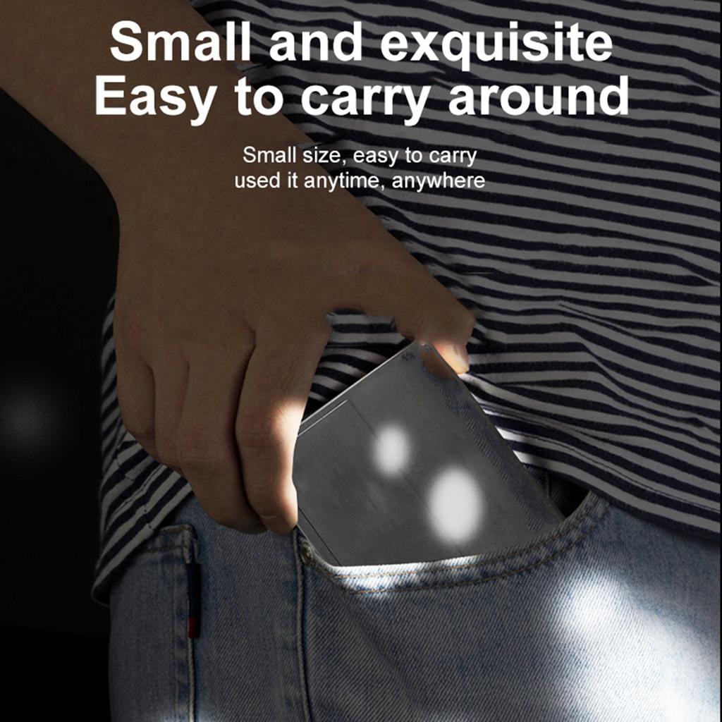 Pocket LED Video Light LED Fill Light Video Conference Light 2500K-9000K Dimmable Built in 3000mAh B