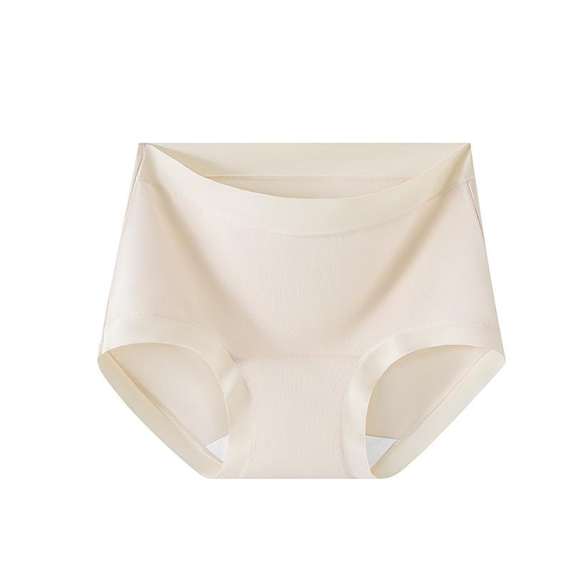 Pure Cotton Women's Mid-Waist Underwear - Single Pack (Large Quantities Available)