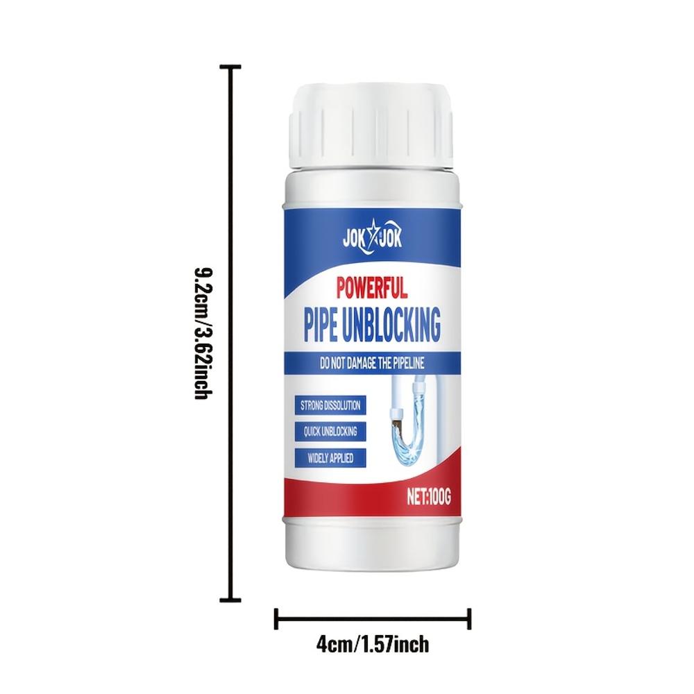 3.79 L JOKJOK Drain Unclogging Agent - Powerful Plumber'S Formula for Toilets, Sinks, Drains, Kitchen & Bathroom Pipes - No Resi