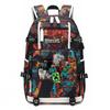 Hot Selling Minecraft Game Peripheral Printed Backpack Outdoor Large Capacity Travel Bag