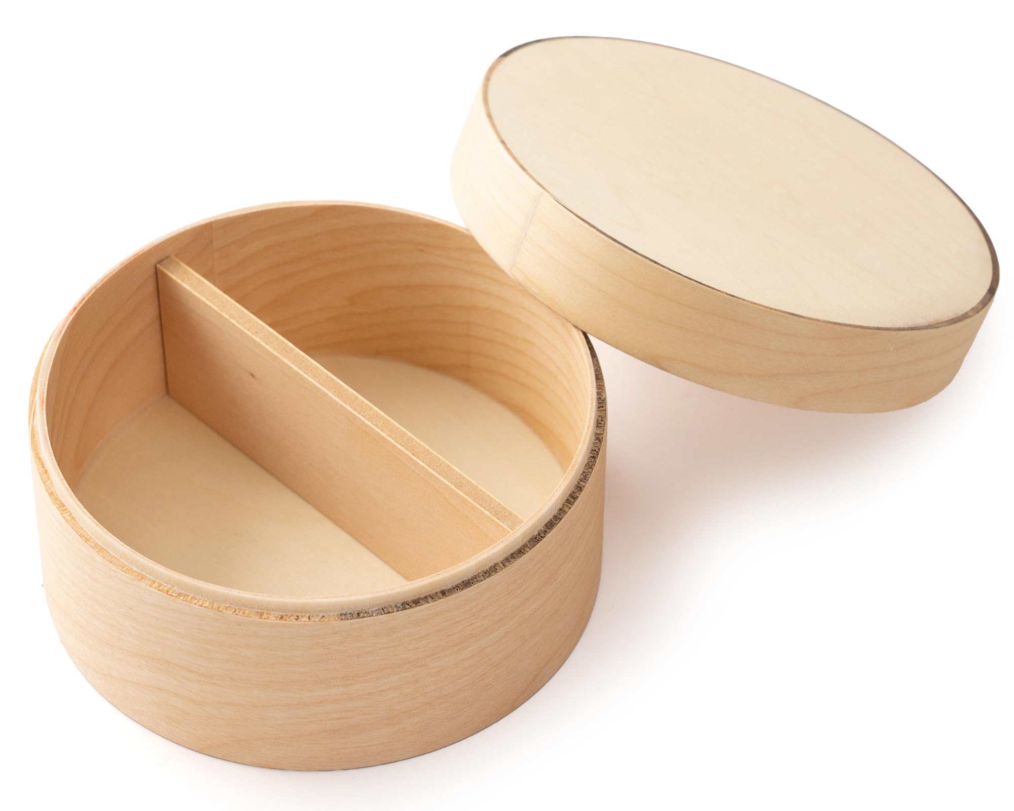 

SEIDO Modern Wappa Bento Box, Magewappa, Microwave-Safe, Made in Japan with Natural Wood, Stylish Lunch Box (Small)