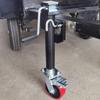 Side-Mount Trailer Jack with Wheel Galvanized for Utility Trailers, RVs