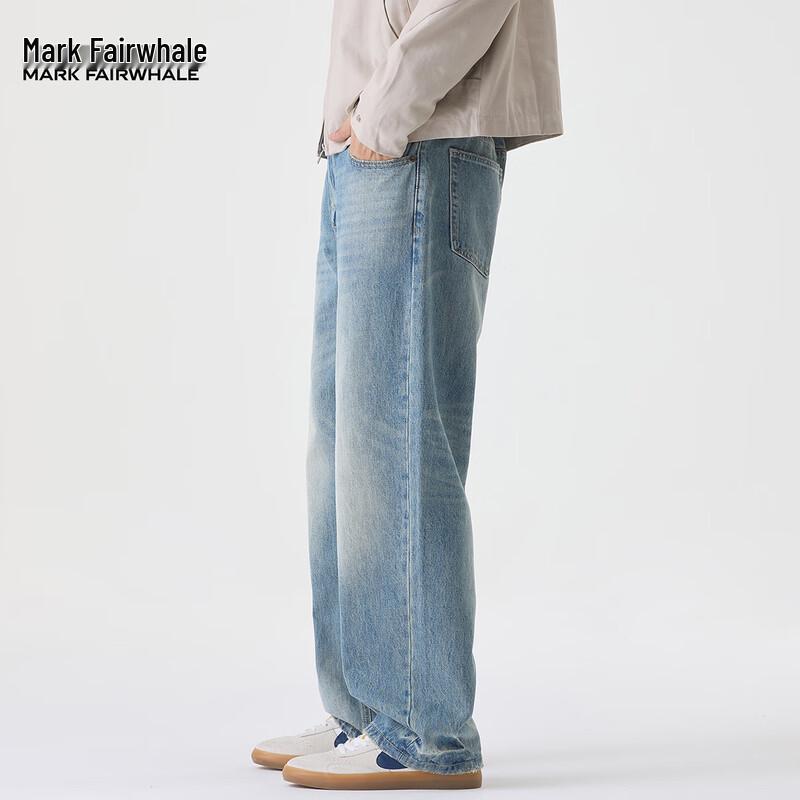 Mark Fairwhale Men's American Retro Straight Fit Jeans