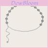 Vintage Metal Waist Chain For Women With Hook Closure For Dress Decoration