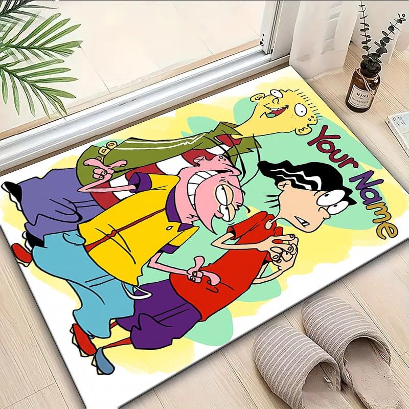 Custom Name Rug Edd Eddy Adventure Area Rug Suitable for Indoor And Outdoor,Carpets for Homes, Offices,Living Rooms,Home Decor,Christmas Gift