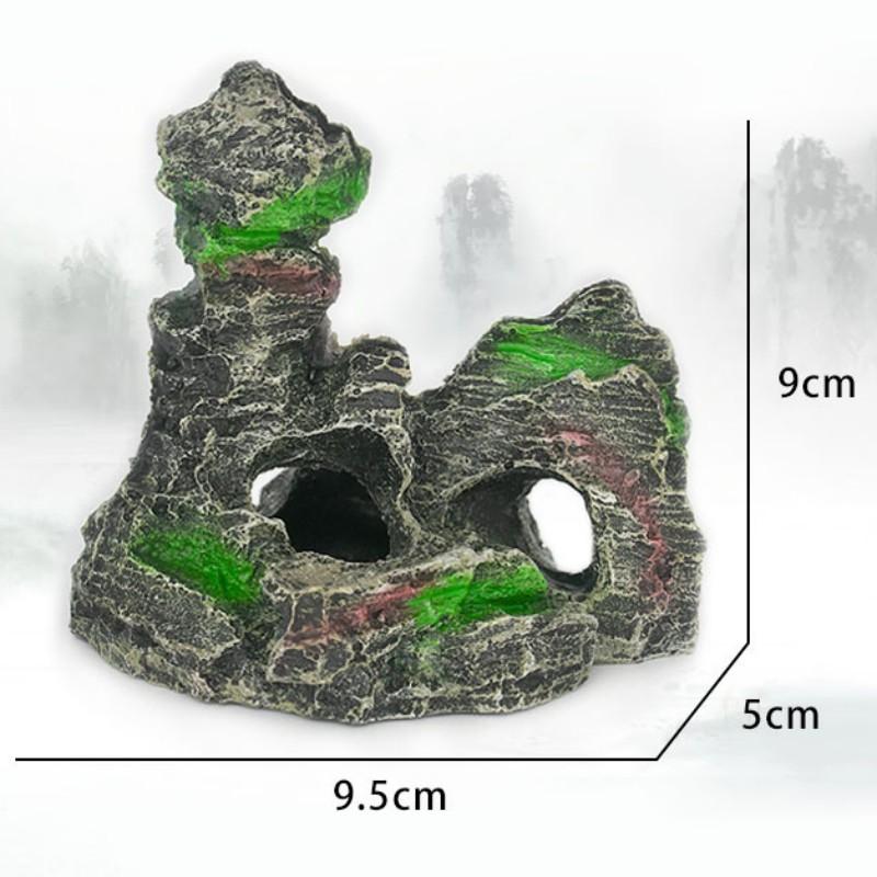 Aquarium Decoration Resin Rocks Mini Fake Decorative Rocks Fish Tank Decoration Aquarium Small Rockery for Fish Tank Decorations