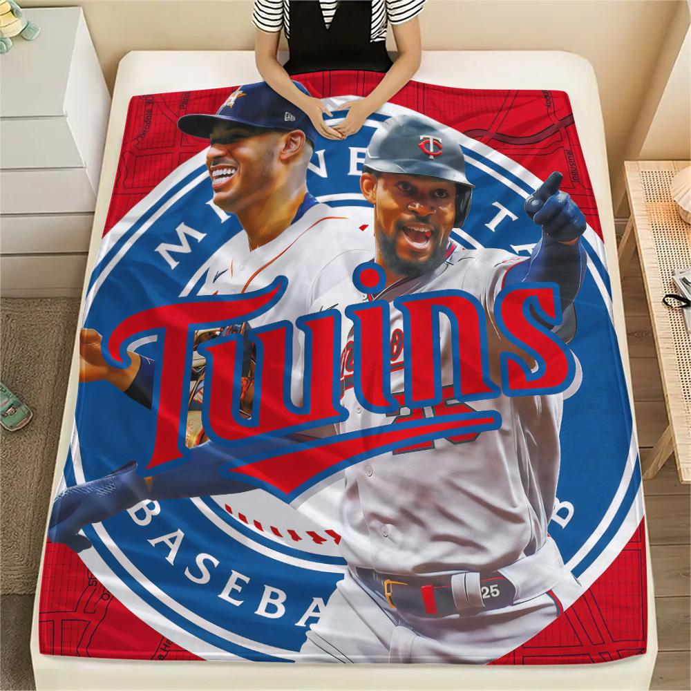 1 Stück LG Twins Print Flanelldecke, Hohe Qualität, Bequem für alle Jahreszeiten, Heimdekoration, Wärme und Komfort