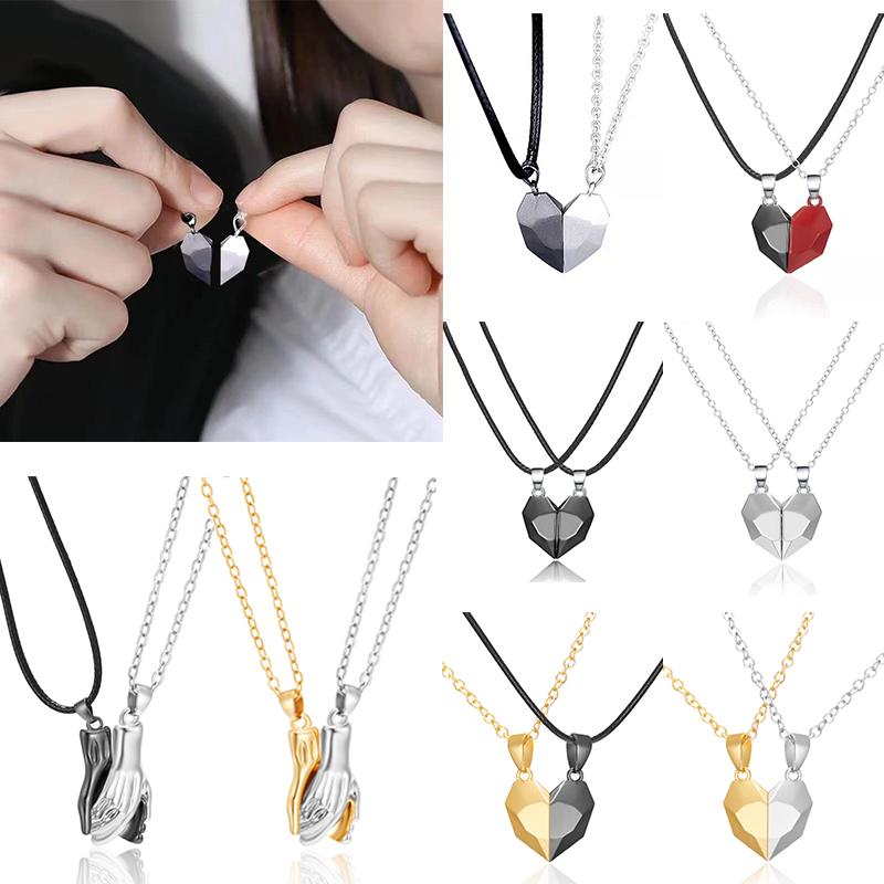 Buy 2Pcs Broken Heart Pattern Half Love 
