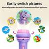Cartoon Kids Projection Flashlight Mini Projector Baby Early Education Toy Children Learning Toy Gift