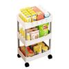 Chang Bao Sen 3-Tier Widened Rolling Storage Cart