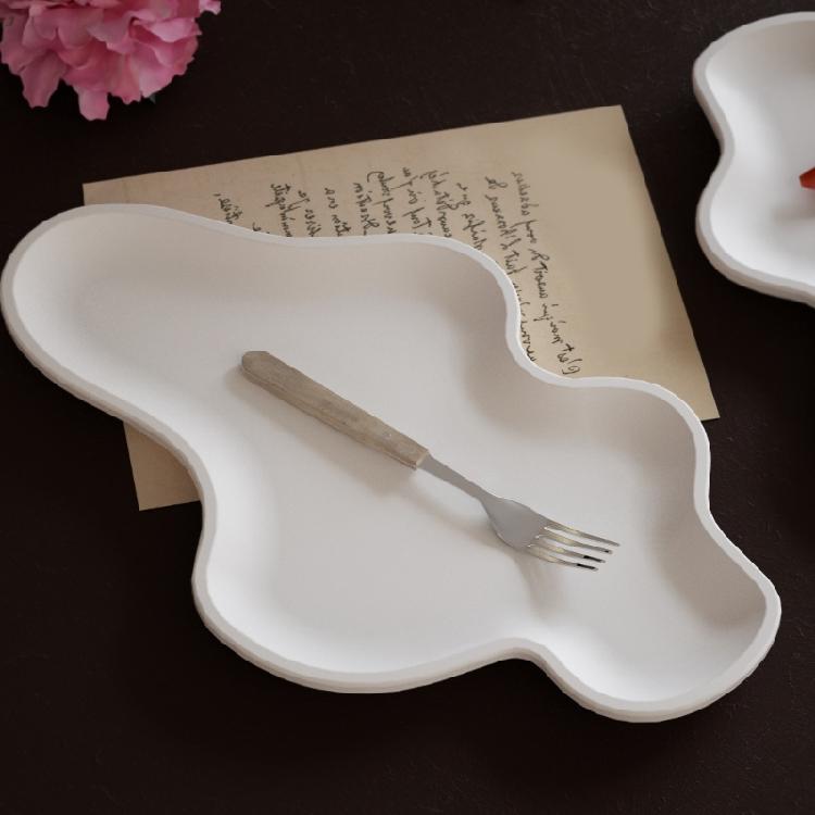 Elegant Designs Unique Home Decoration with Large Oval Sturdy Silicone Tray Molds Accessory for Resin and Concrete