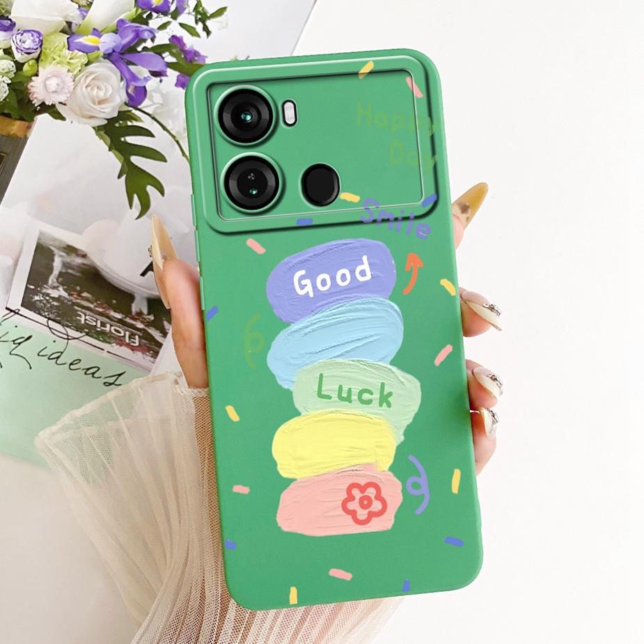 For Itel P40 Plus Case P683L Cute Rabbit Cartoon Cover Soft Silicone Phone Case For Itel P40 P 40 ItelP40 P40+ Back Cover Fundas