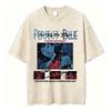Vintage Washed Anime Perfect Blue Mima Kirigoe TShirts Mens Women Clothing Fashion Oversized Short Sleeve T Shirts Streetwear