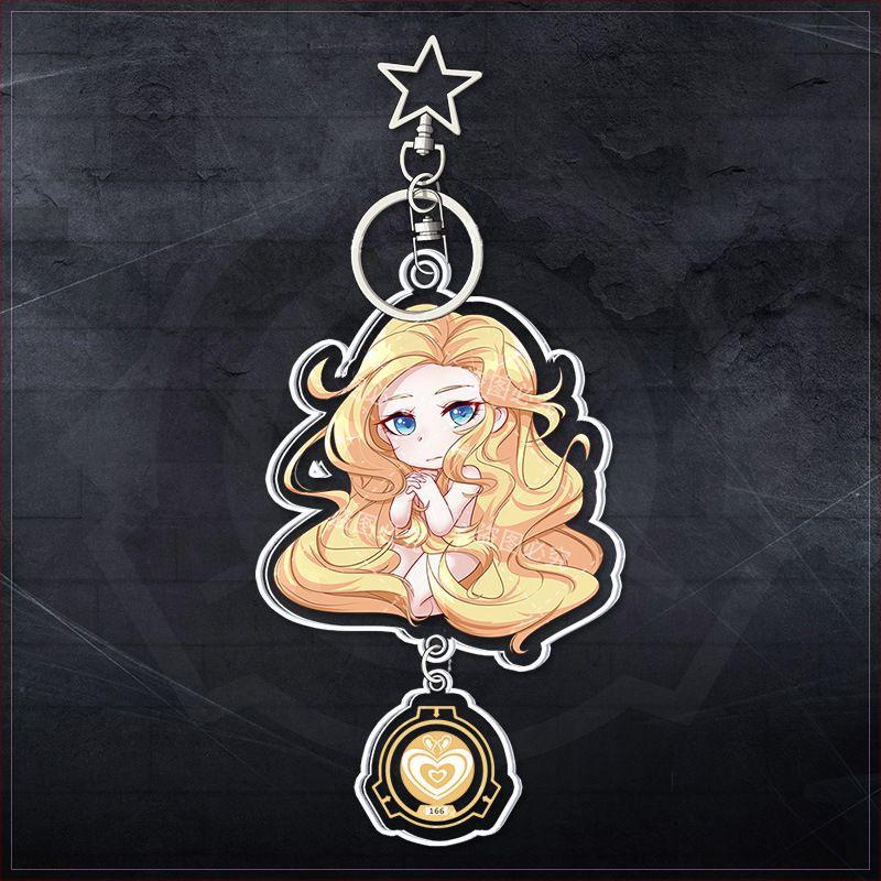 Scp Foundation Acrylic Keychain Bag Pendant Plague Doctor Accessories Unisex Stylish Design