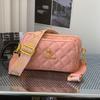 Premium Diamanttasche Damen neue trendige lässige schräge Umhängetasche vielseitige dreilagige Handytasche kleine quadratische Tasche