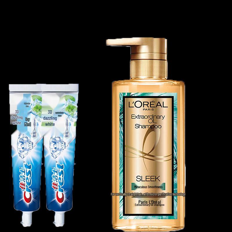 

Набор: Зубная паста Crest 3D White и Шампунь L Oreal Elseve Гладкость