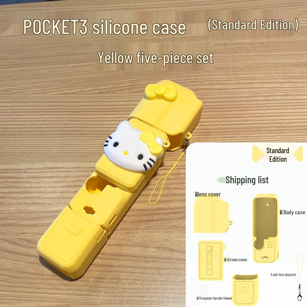 Cartoon DJI Pocket 3 Silicone Protective Case for Action Camera