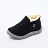 New Autumn and Winter Men's Warm Boots Plus Fleece Short Boots Thickened Flat Sole Couple Warm Boots