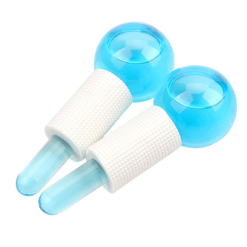 Facial Ice Therapy Massage Ball Set with Crystal Energy