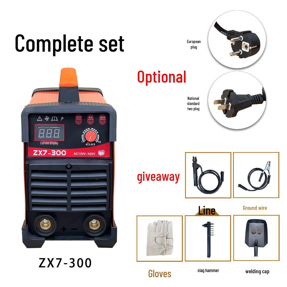 Cross-border ZX7-300 Industrial Grade Welding Machine, European & American Standards, 220-380V.