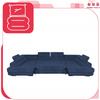U-shaped Corner Sofa Bed, Extendable F. Savio Family Sleeping Furniture Navy Corduroy