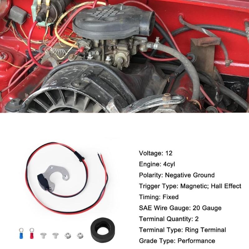 Zündumrüstsatz 1442 für IHC 4-Zylinder Elektronischer Zündspulensatz Automobilzubehör Einfache Installation