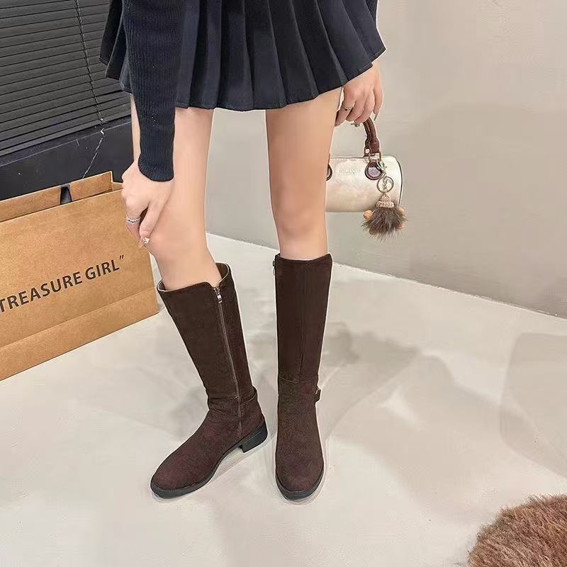 

Ботинки 2025 осень и зима внешняя торговля большой размер европейский и американский тренд ботинки нескользящие износостойкие универсальные модные ботинки женская обувь 43