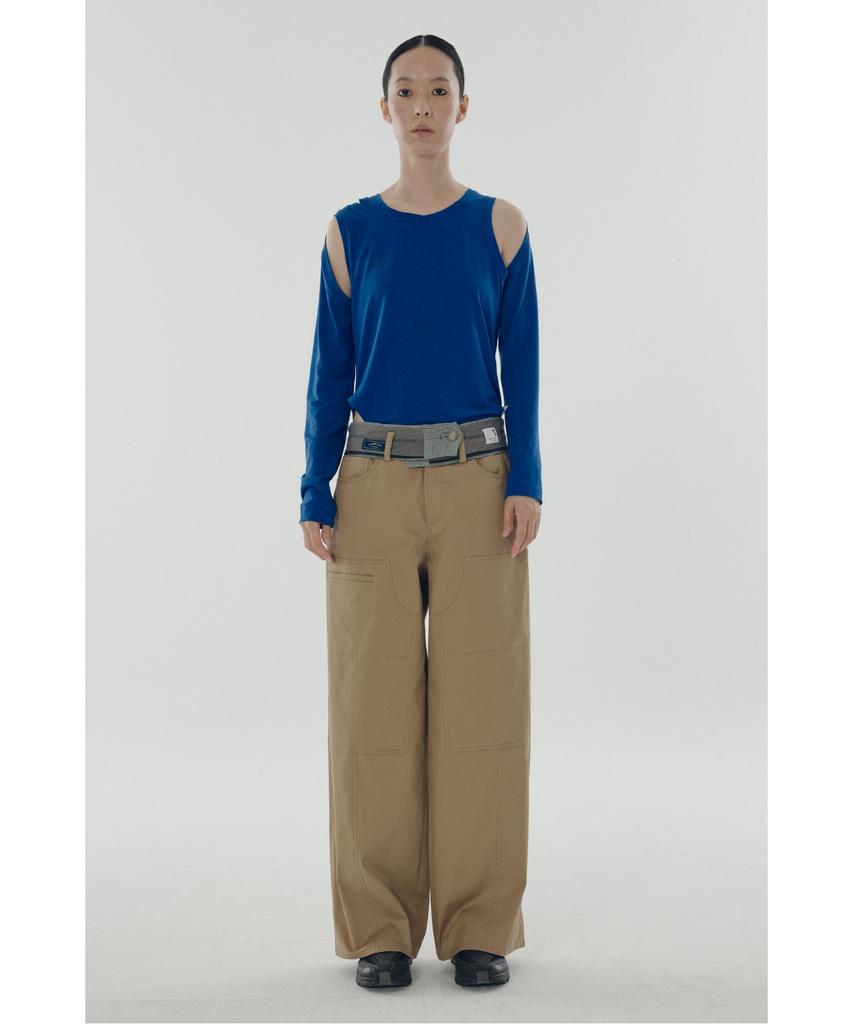 RECODE Waist Band Big Pocket Pants