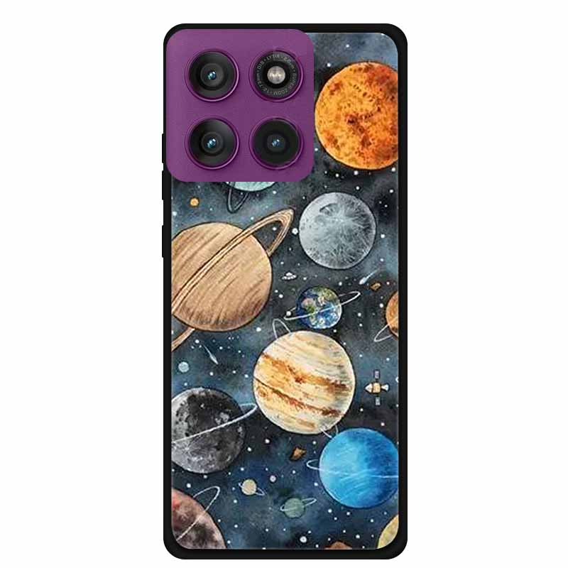 For Motorola Edge 60 Pro 5G Case Edge60 Pro Phone Case Tiger Black Silicone Soft Back Cover For Motorola Edge 60 Pro Case Coque