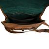 Genuine Vintage Brown Leather Messenger Bag Shoulder Laptop Bag Briefcase bag