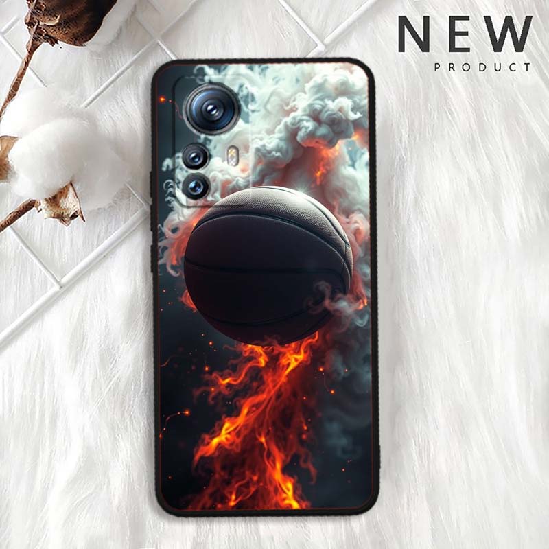 Sports basketball cool For Xiaomi Mi 15 14 13 13T 12 12T 12S 11 11i 11T Pro Ultra Lite 5G Black Soft Phone Case