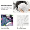 Cyberpunk 2D Flat Pattern Flannel Blanket High Quality All Seasons Warmth and Comfort Perfect for Christmas Gifts.MMT0918468