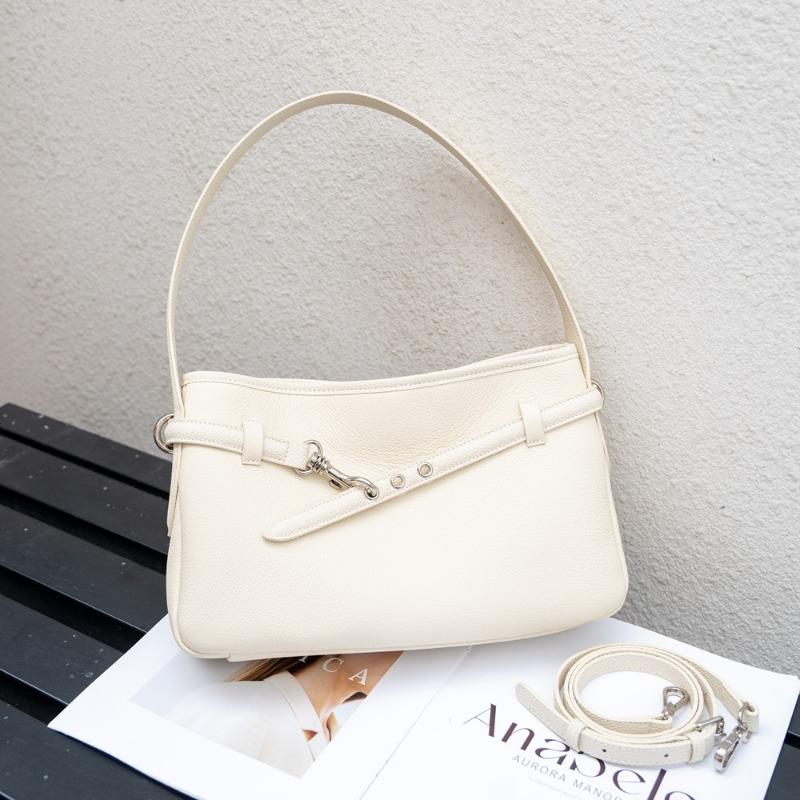 Cowhide Tote Bag Genuine Leather Underarm Bag Fashionable Single-shoulder Crossbody Women's Bag