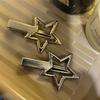 Stern Haarspange für Mädchen Rutschfester Stern Metall Haar Snap Clip Haarspange für Kind Teenager Frauen Y2K Stern Schnabelspange Schmuck